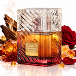 Khamrah Dukhan Eau De Parfum 100ml – Smoky Spicy Amber Fragrance-LATTAFA