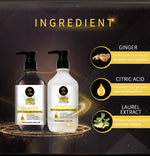 Jan London Ginger Shampoo and Conditioner Set for Hair Growth
