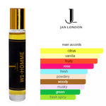 Jan London W1 Homme Vegan Attar Oil Alcohol-Free Perfume 10ml