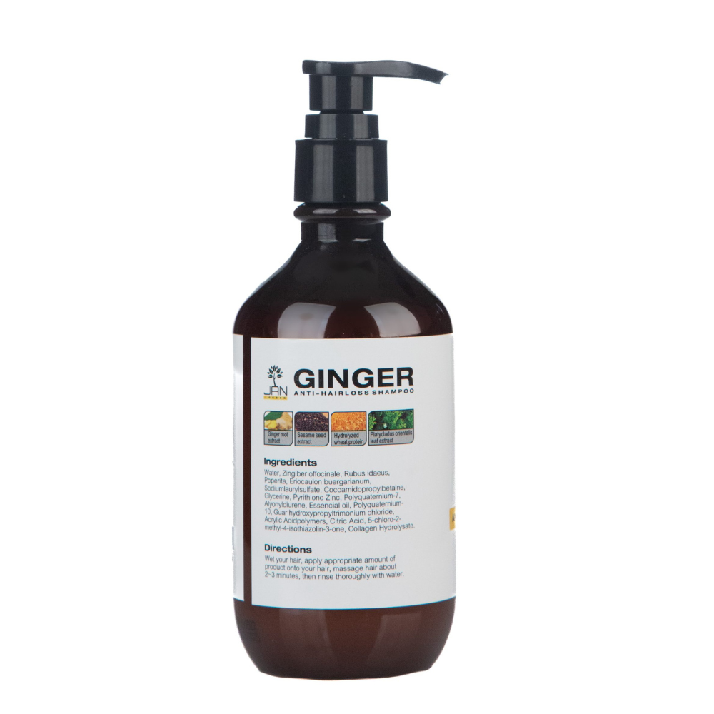 Jan London Anti Hair Loss Ginger Shampoo for Healthy Scalp Growth