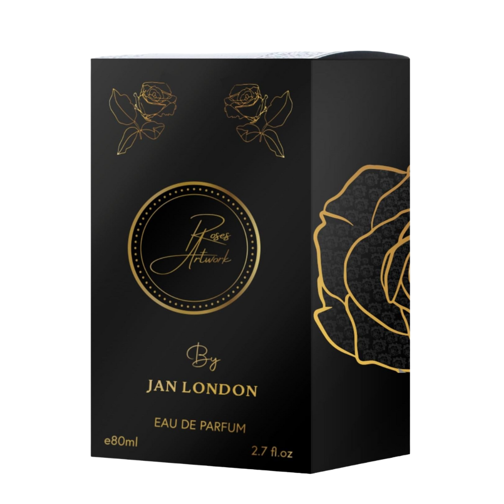 Jan London Roses Artwork Luxury Damask Rose Floral Perfume 80ml