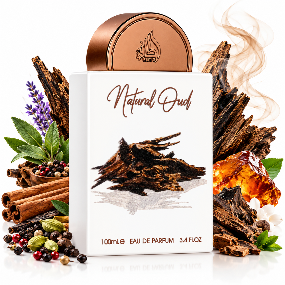 Natural Oud Eau De Parfum 100ml – LATTAFA
