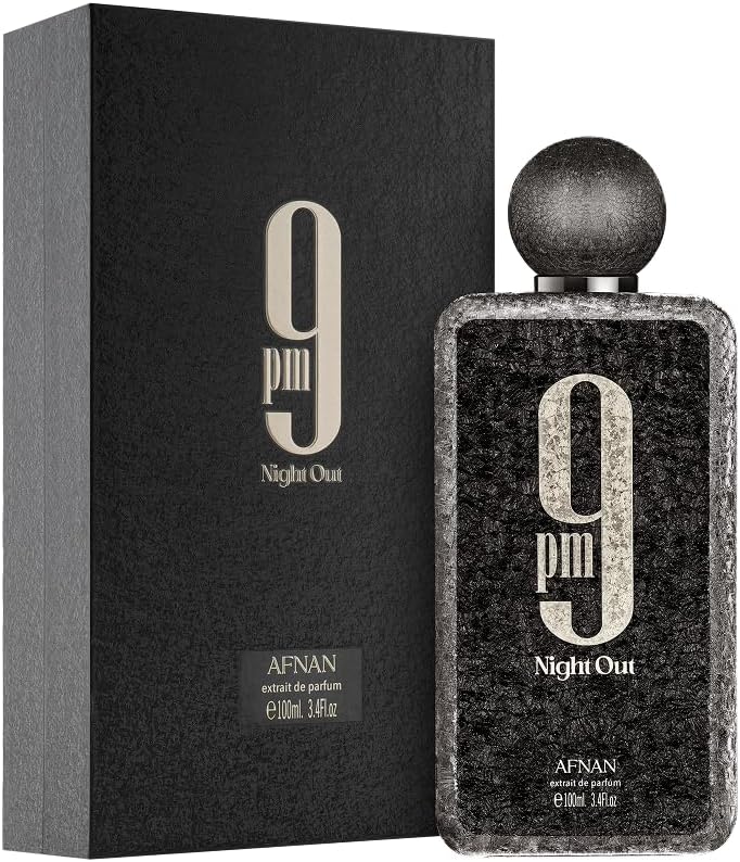 AFNAN 9 PM Night Out Unisex Extrait De Parfum, 100 ML