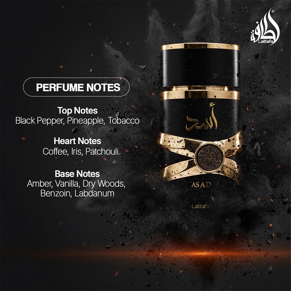 Lattafa Asad Eau de Parfum for Men 100 ml