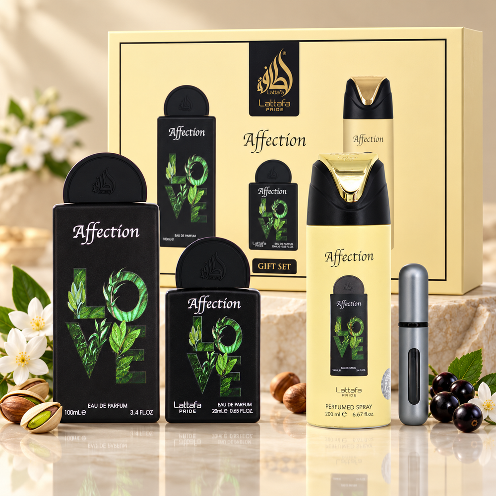 Affection by Lattafa Pride 3-Piece Gift Set – 100ml + 20ml + 200ml