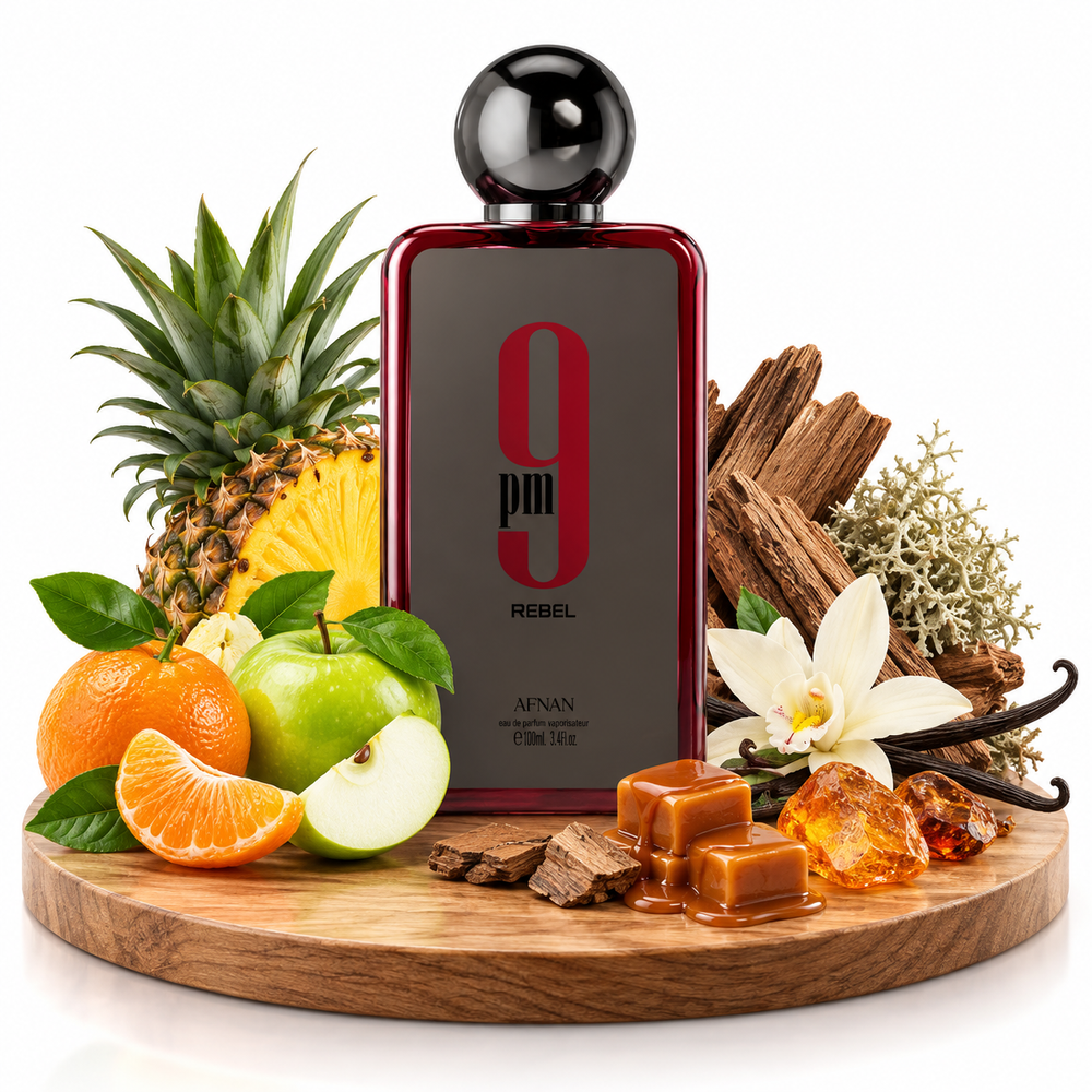 9 PM Rebel - Amber - Fruity - Woody - 100ml