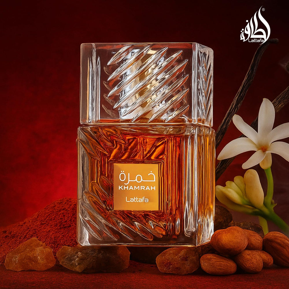 Lattafa Khamrah Eau de Parfum Spray for Unisex 100ml (3.4 oz)