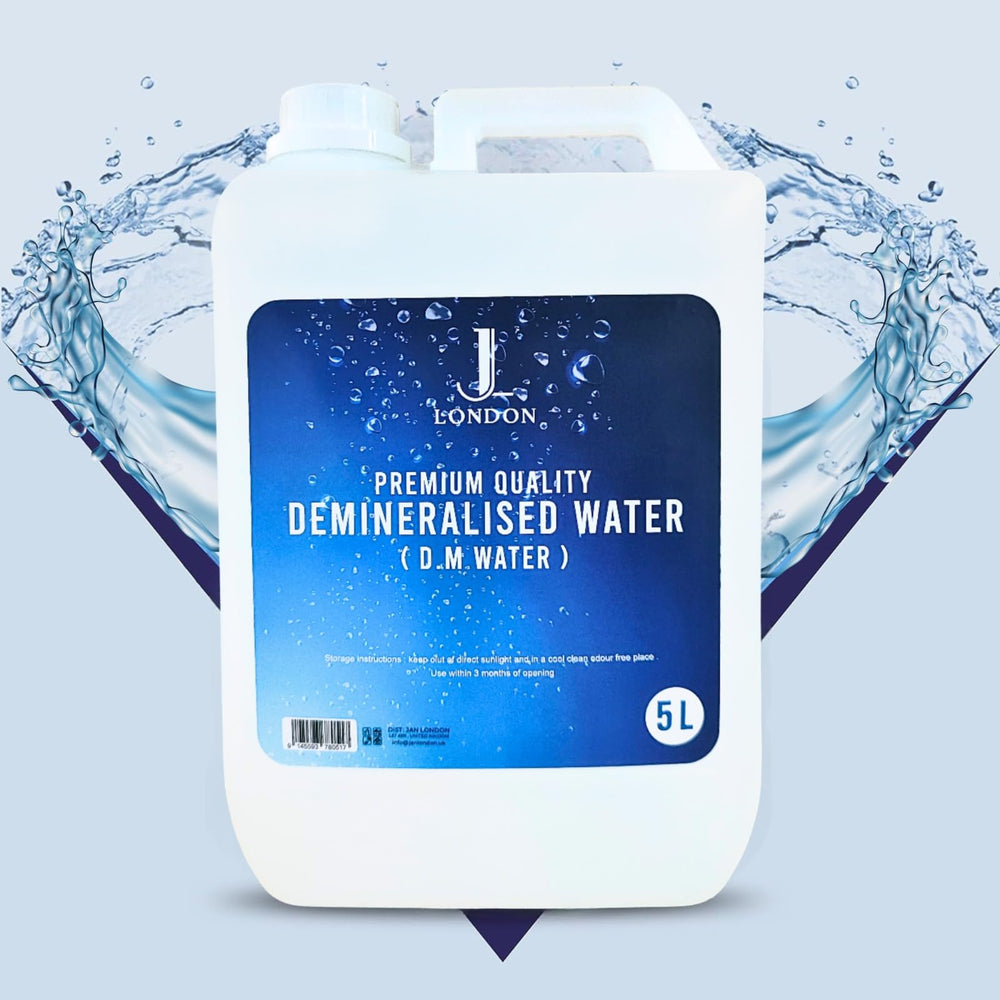 Jan London Premium Pure Demineralized Water for Steam Irons, Batteries