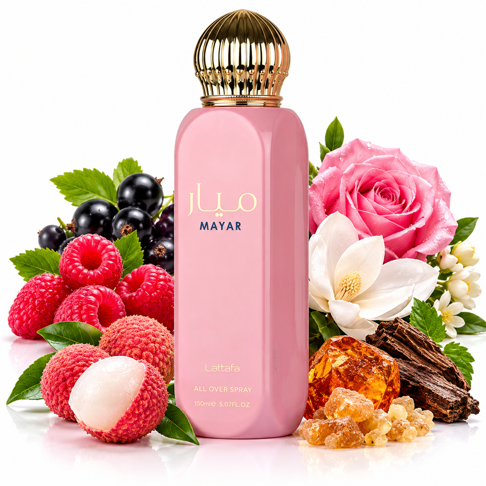 Mayar All Over Spray 150ml – Fruity Floral Body Spray-LATTAFA