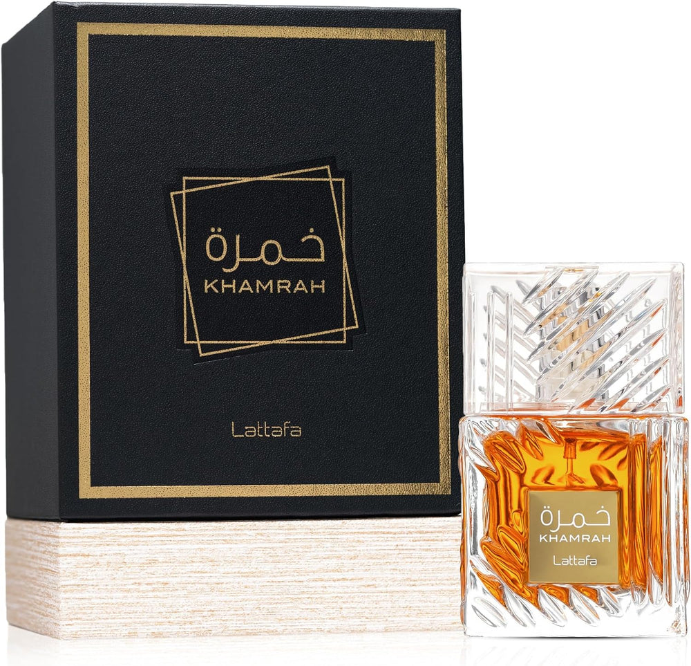 Lattafa Khamrah Eau de Parfum Spray for Unisex 100ml (3.4 oz)