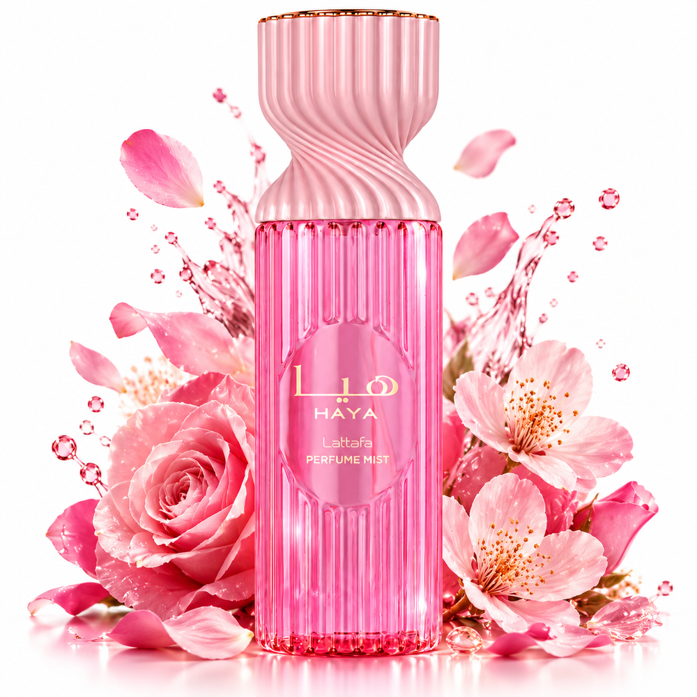 Haya Perfume Mist 250ml – Fruity Floral Fragrance Mist for Women-lattafa