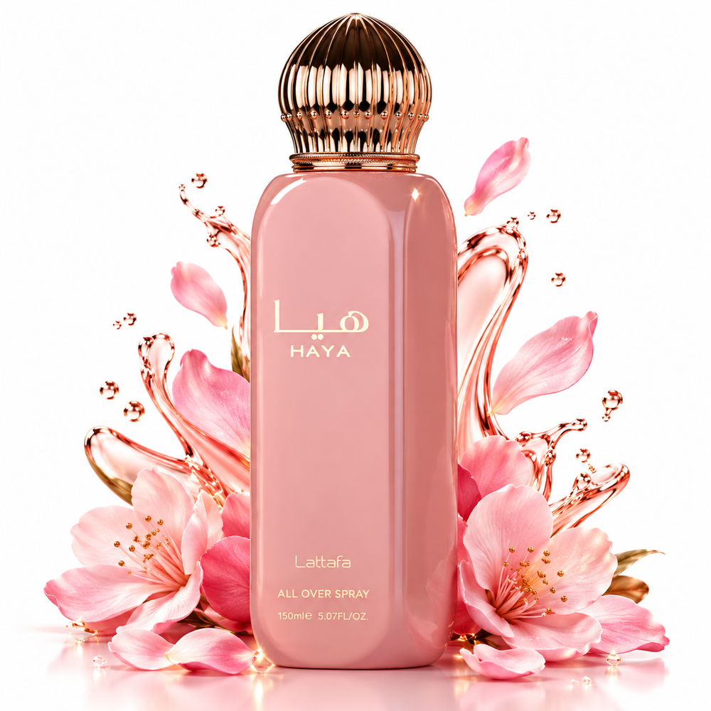 Haya All Over Spray 150ml – Fruity Floral Body Spray for Women