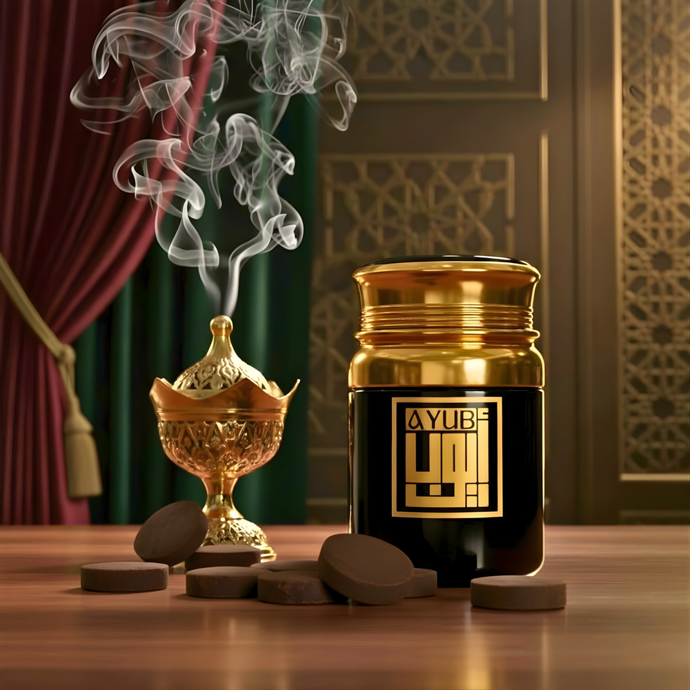 Premium Ayub Bakhoor Luxury Arabian Incense Jar for Home