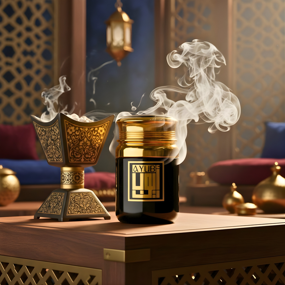 Premium Ayub Bakhoor Luxury Arabian Incense Jar for Home
