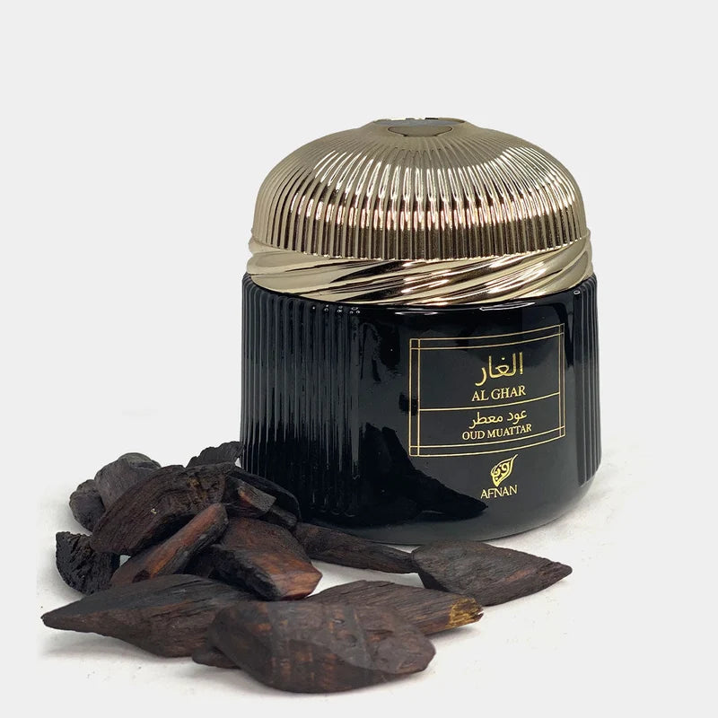 OUD MUATTAR AL GHAR - Leather - Oud -Spicy 50gm