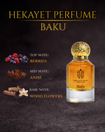 Hekayet Baku Eau de Parfum 100ml – Berries Anise Woody Floral Unisex Perfume | Long Lasting Luxury Fragrance