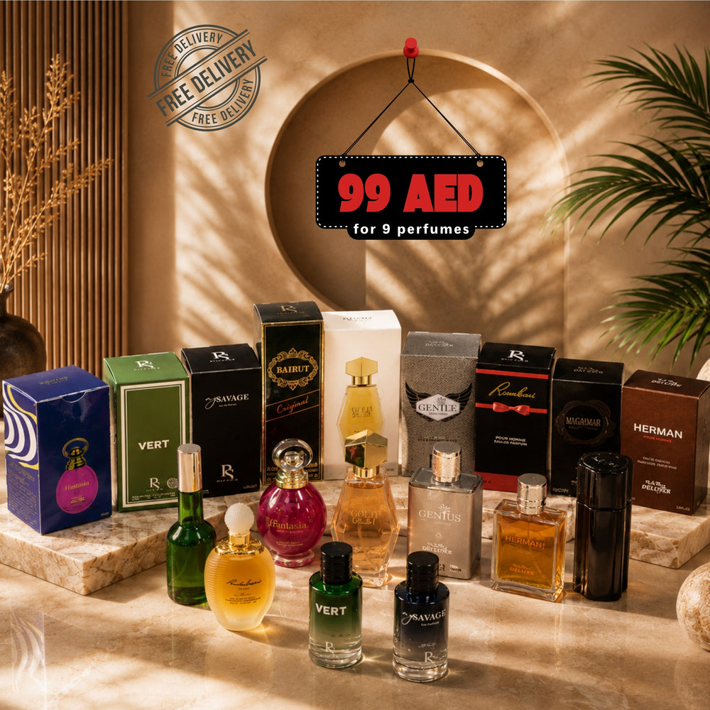 GIFT SET OF 9 PERFUME including top notch savage