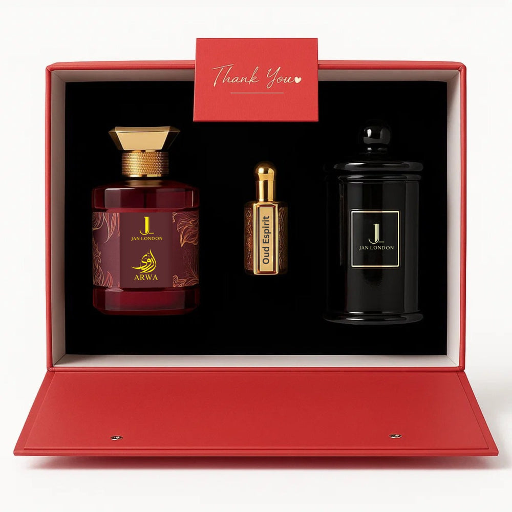 Jan London Luxury Gift Sets – Arwa Perfume, Oud Esprit & Bakhoor