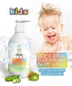 Jan London Kids 3-in-1 Hypoallergenic Shampoo Conditioner and Body Wash