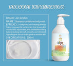 Jan London Kids 3-in-1 Hypoallergenic Shampoo Conditioner and Body Wash