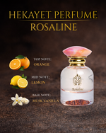 Hekayet Rosaline Eau de Parfum 100ml – Citrus Musk Vanilla Unisex Perfume | Long Lasting Fresh Luxury Fragrance