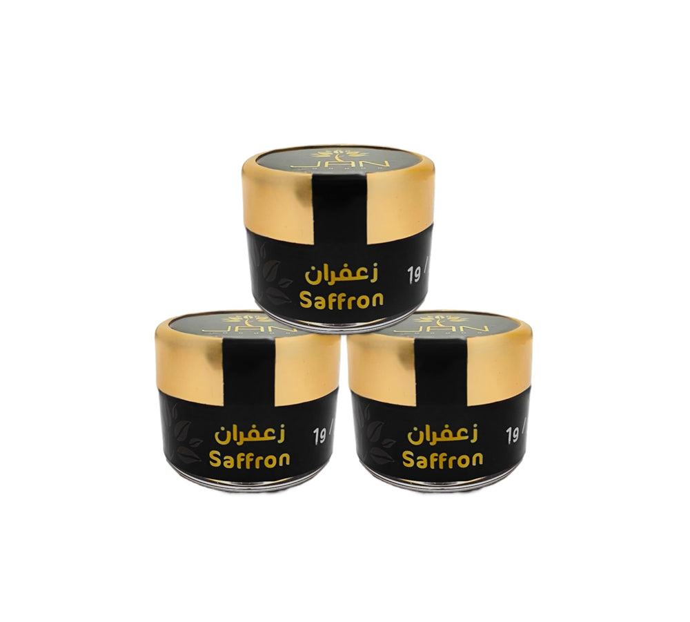Premium Jan London Pure Saffron Threads 1g Pack of 3