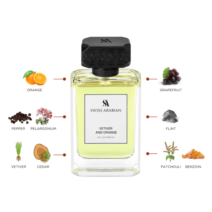 Vetiver & Orange - By Swiss Arabian - EDP - 100ML