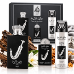 Ishq Al Shuyukh Silver by Lattafa Pride 3-Piece Gift Set – 100ml + 20ml + 200ml