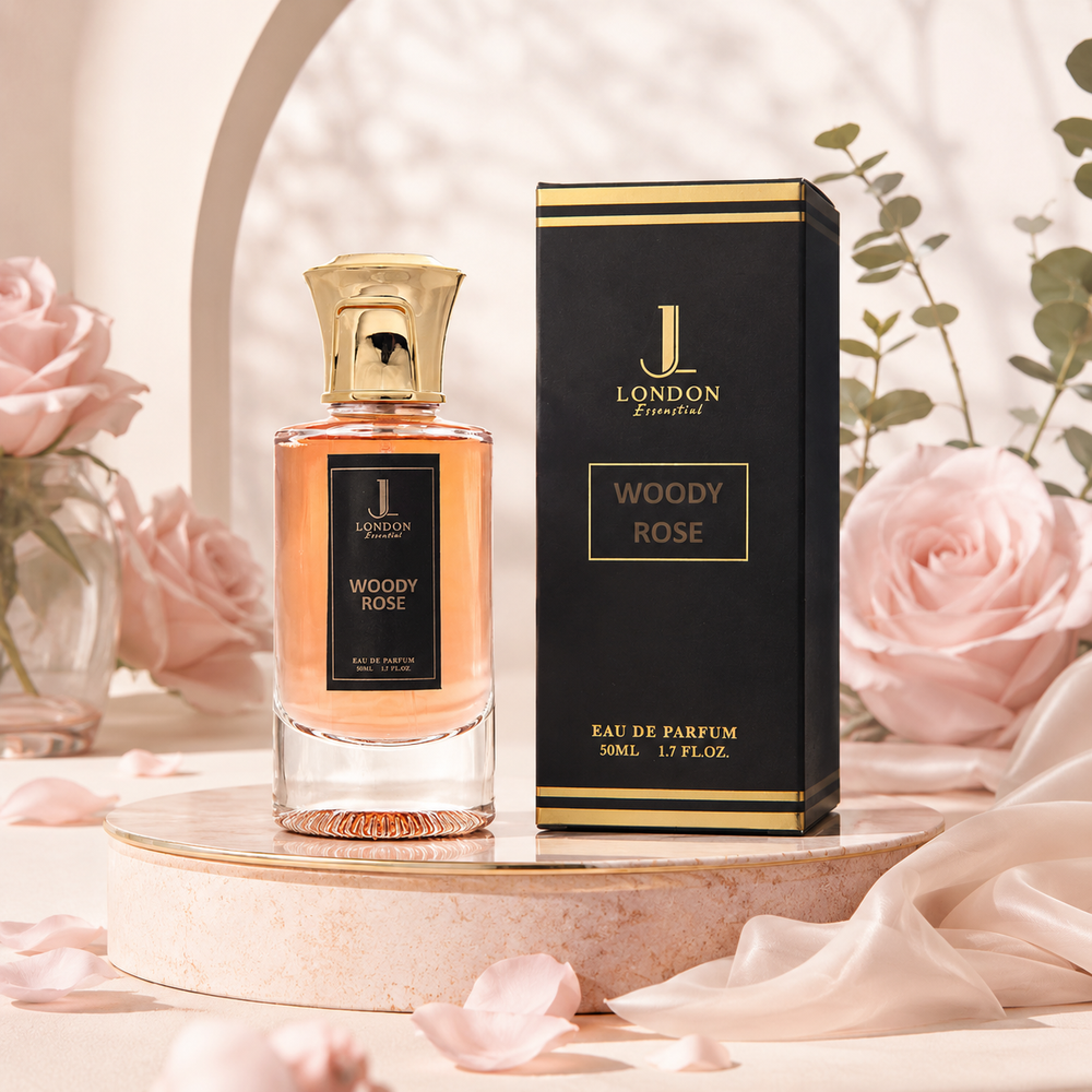 Woody Rose Unisex Eau De Parfum Long Lasting 50ml Woody Fragrance