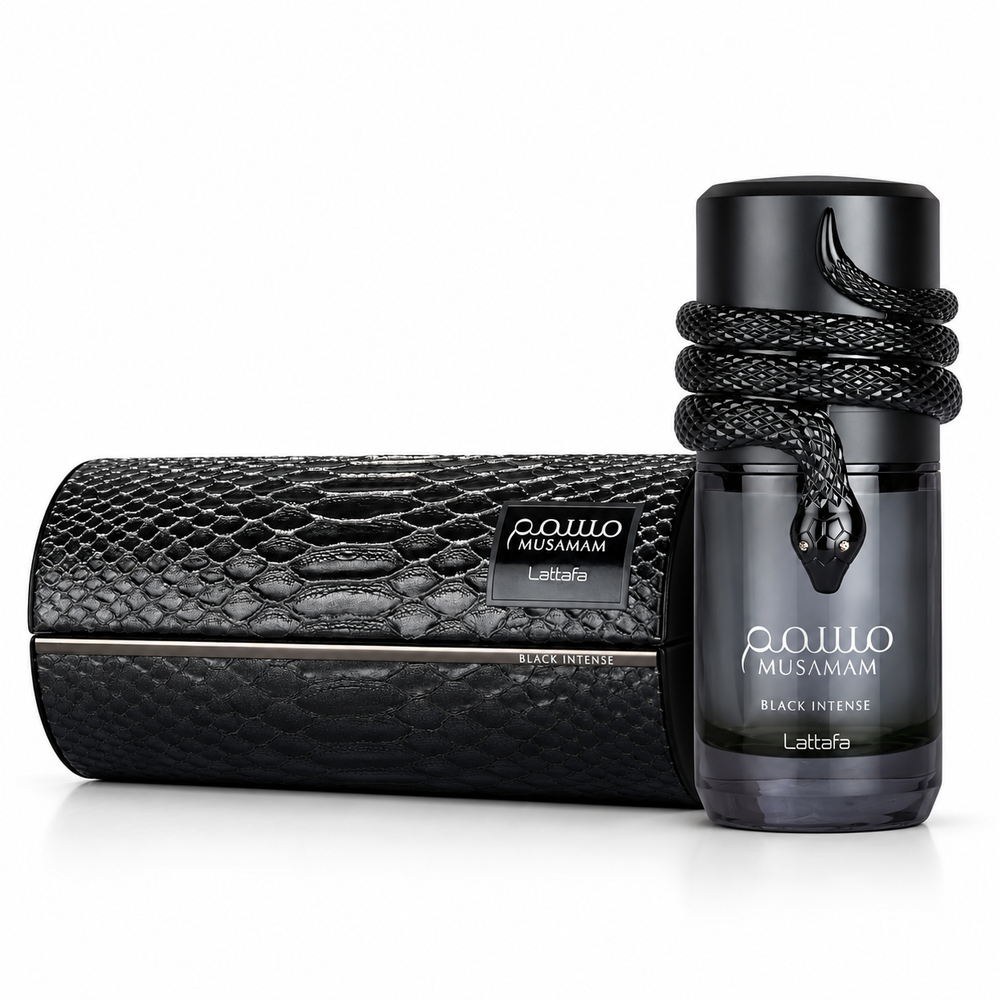 Musamam Black Intense EDP 100ml – Woody Aromatic Fragrance-lattafa