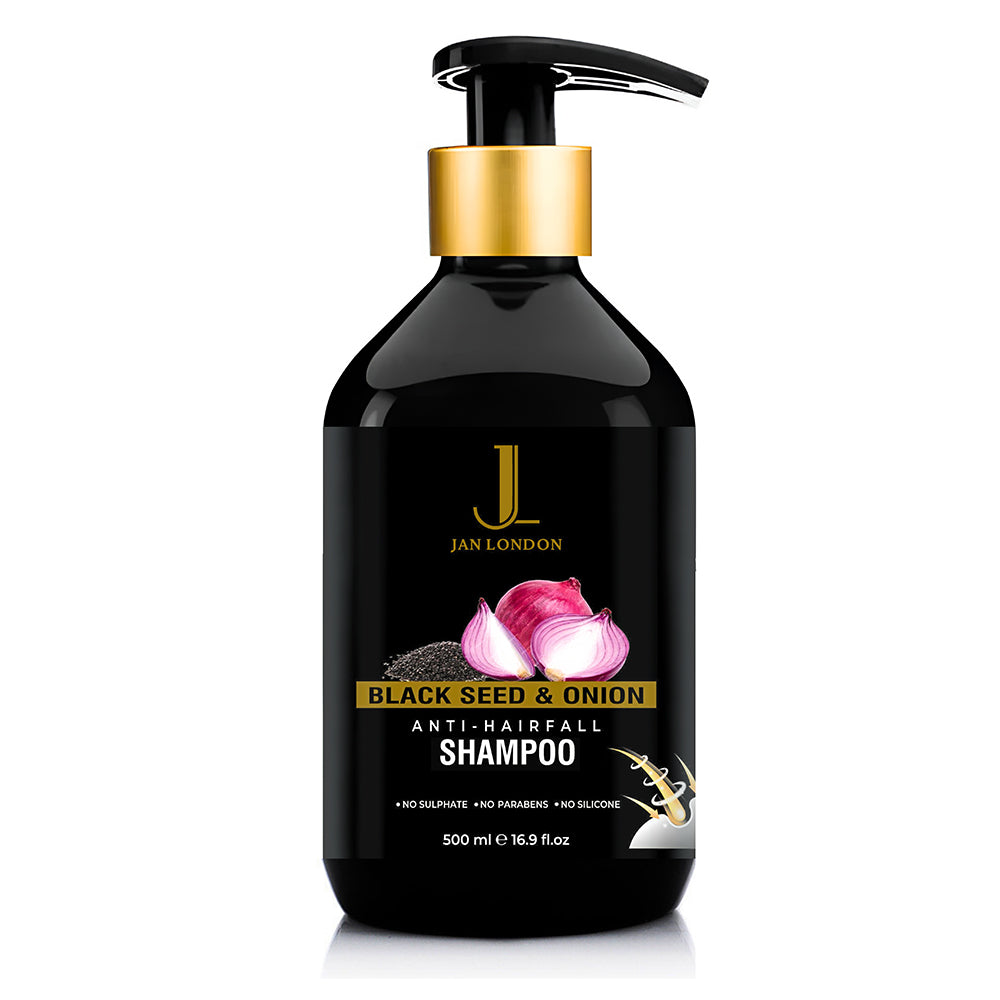 Jan London Blackseed and Onion Anti Hair Fall Cleansing Shampoo 500ml