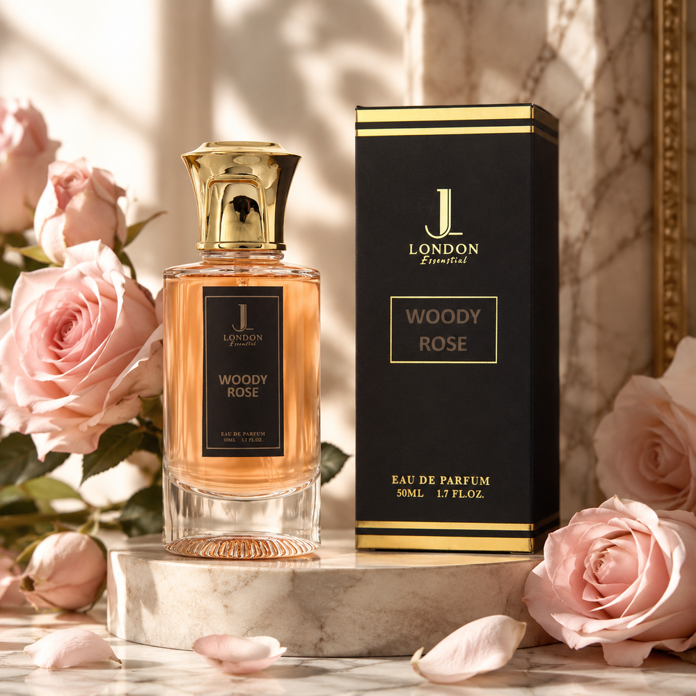 Woody Rose Unisex Eau De Parfum Long Lasting 50ml Woody Fragrance