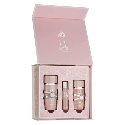 Yara Gift Set – 100ml + 12ml + Hair Mist-LATTAFA