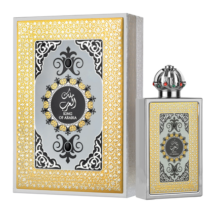 King of Arabia Eau De Parfum 100ml – Bold Leather Woody Fragrance for Men-LATTAFA