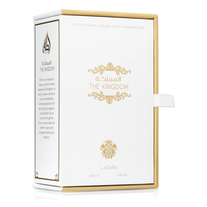 The Kingdom Men Eau De Parfum 100ml – Aromatic Tobacco & Vanilla Fragrance-LATTAFA