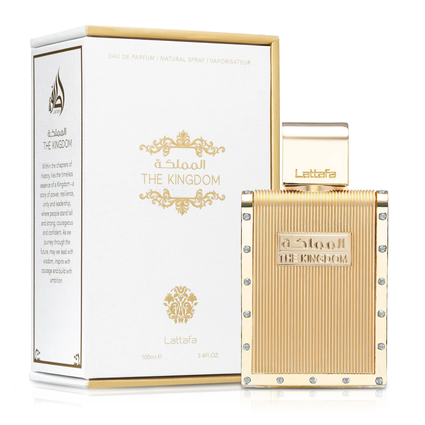 The Kingdom Men Eau De Parfum 100ml – Aromatic Tobacco & Vanilla Fragrance-LATTAFA