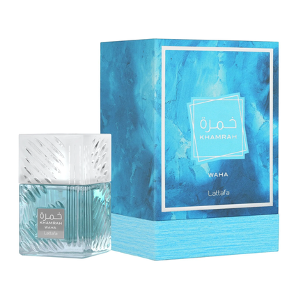 Khamrah Waha Eau De Parfum 100ml – Fresh Woody Aromatic Unisex Fragrance-LATTAFA