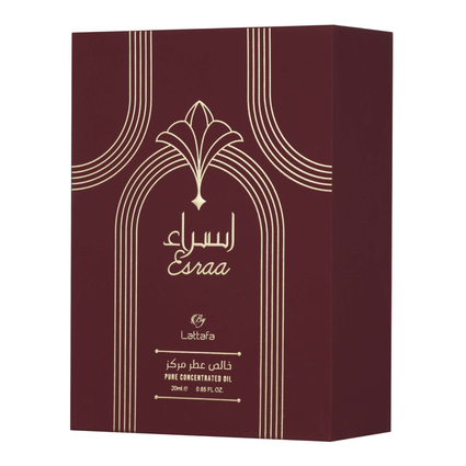 Esraa Concentrated Perfume Oil 20ml – Luxury Sweet Fruity Floral Unisex Fragrance-LATTAFA