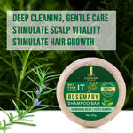 Natural Rosemary Hair Growth Shampoo Bar for Deep Scalp Cleansing