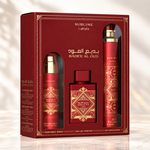 Badee Al Oud Sublime by Lattafa 3-Piece Gift Set – 100ml + 200ml + 300ml