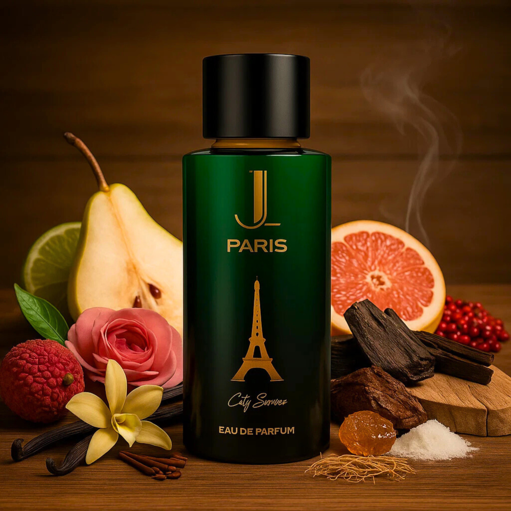 Paris Eau de Parfum City Series Romantic Rose and Vanilla Fragrance