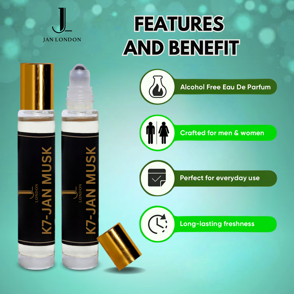 Jan London Alcohol Free Long Lasting Unisex Attar Perfume Oil
